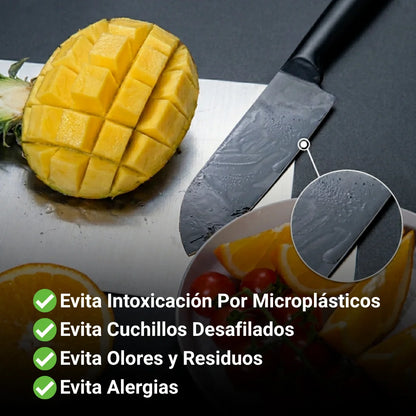 TitanCut© Tabla de Acero Inoxidable